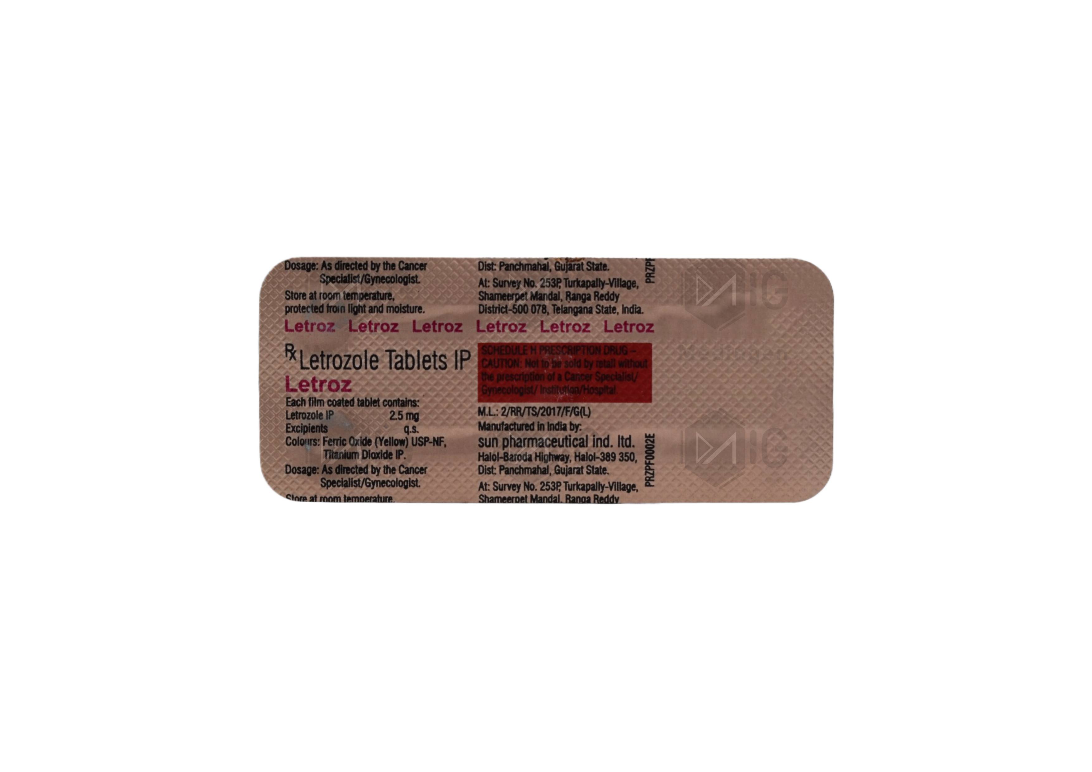 LETROZ 2.5MG